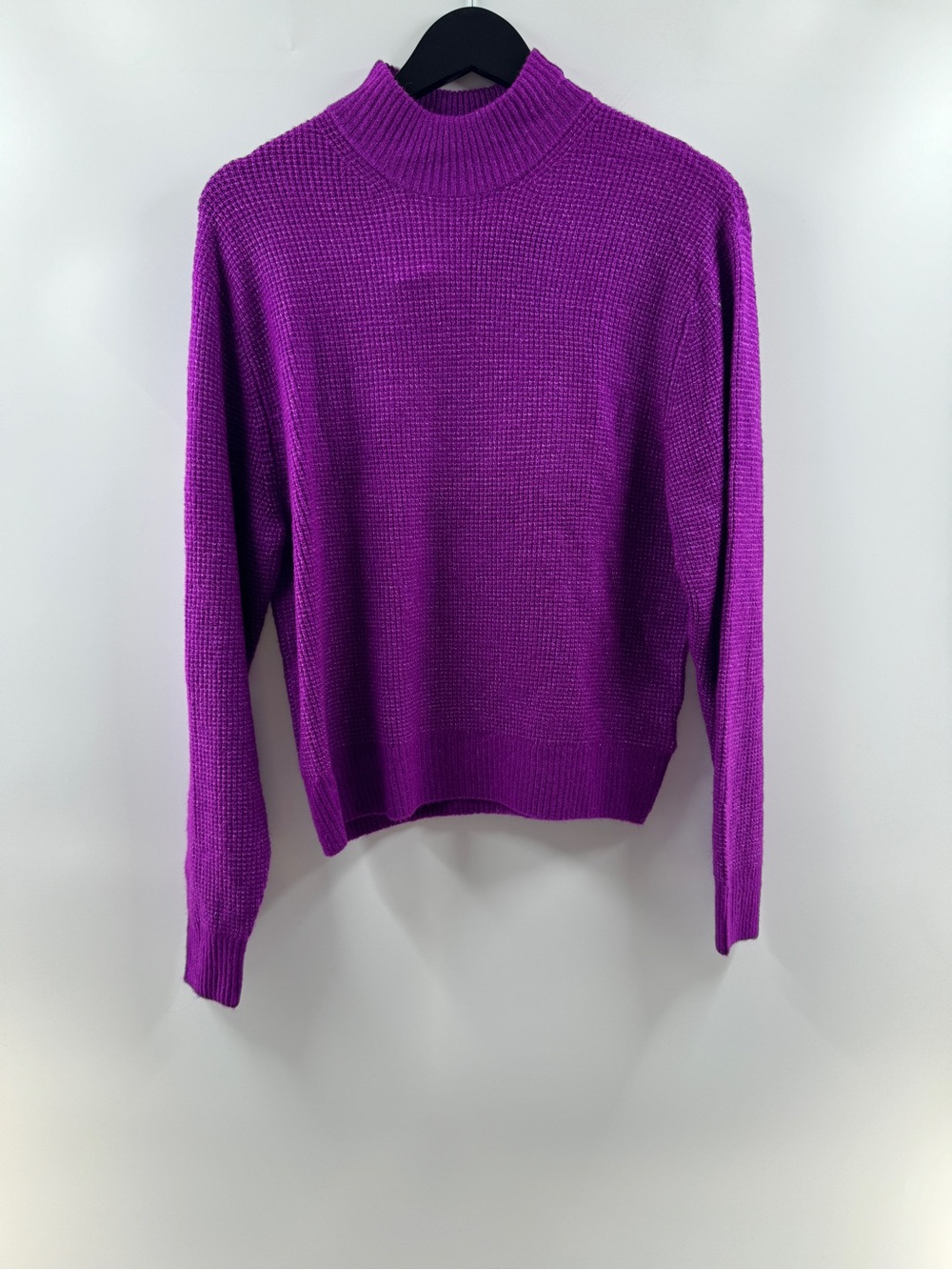 GAP Purple Mock Neck Knit Sweater NWT – Women's Small